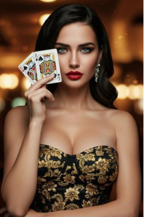 Studio live blackjack Asia Gaming dengan dealer profesional dan multi-kamera